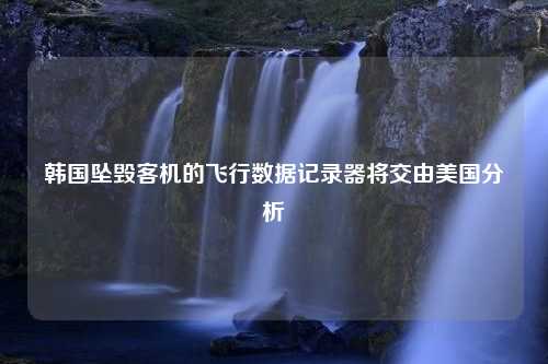 韩国坠毁客机的飞行数据记录器将交由美国分析